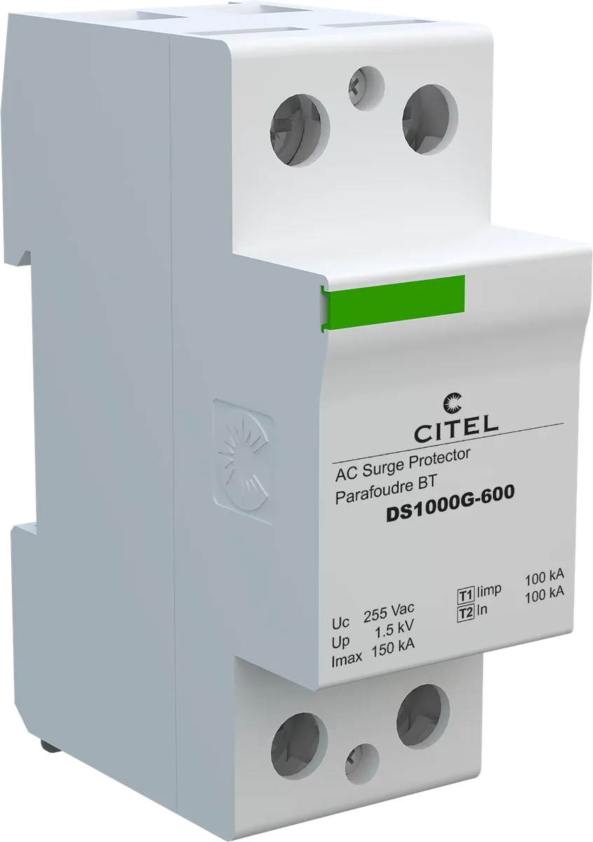 Устройство защиты от импульсных перенапряжений Citel DS1000G-600 (1647) тип 1, N/PE, на базе газового разрядника