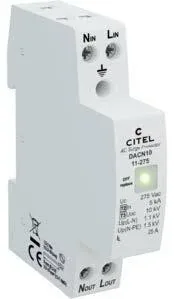 Устройство защиты от импульсных перенапряжений Citel DACN10-11-150 (70111011), тип 2 (или 3), моноблочный