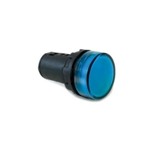 Лампа сигнальная светодиодная KLEMSAN LIND220-M-B 240В AC 800732 синий