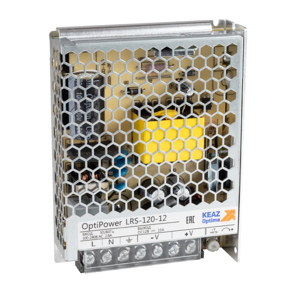Блок питания панельный КЭАЗ OptiPower LRS 120-12 10A