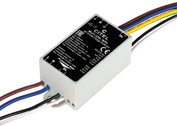 Устройство защиты от импульсных перенапряжений Citel MLP1-230L-W/DL (711231)