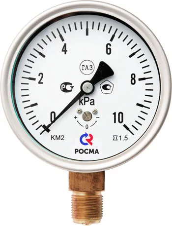 Напоромер РОСМА КМ-22Р 0-16 кПа