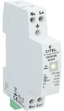 Устройство защиты от импульсных перенапряжений Citel DACN10S-20-275 (70113022), тип 2 (или 3)
