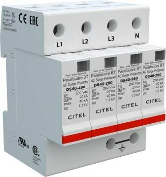 Устройство защиты от импульсных перенапряжений Citel DS44-280 (461102), тип 2