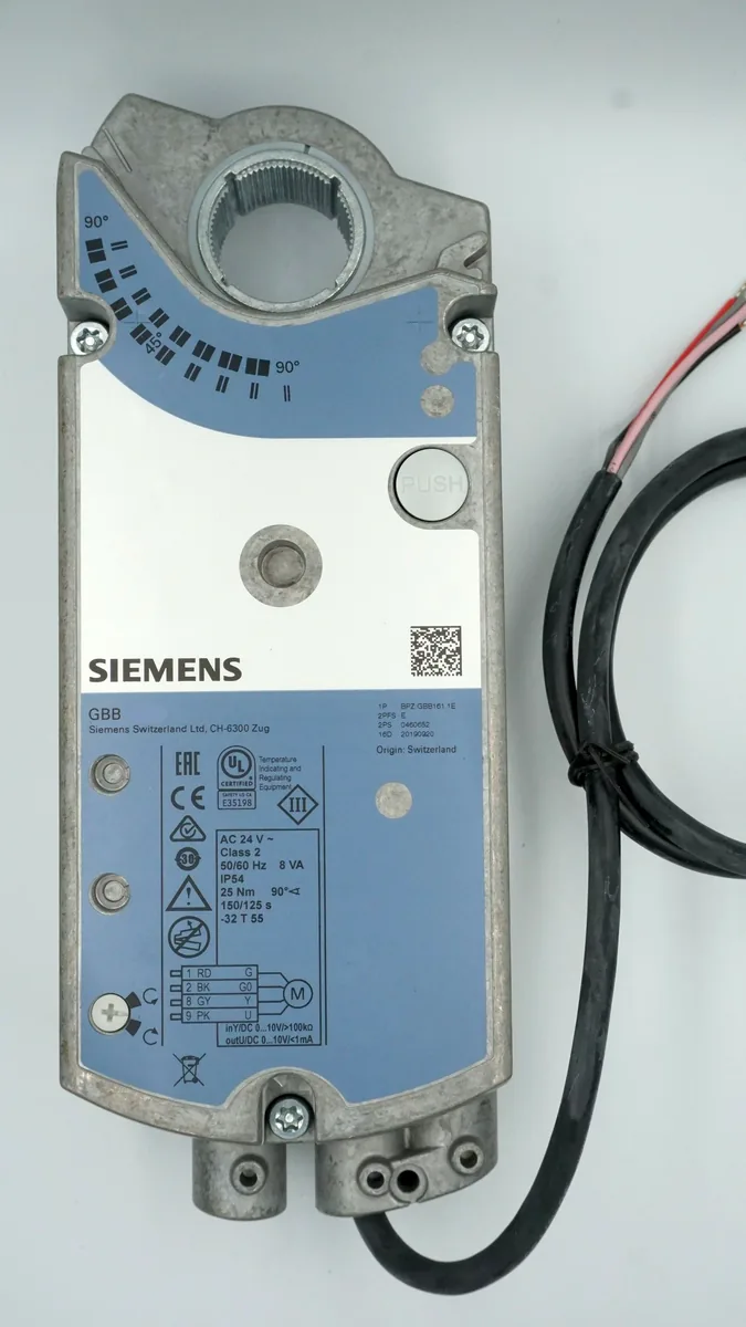 Привод воздушной заслонки Siemens GBB131.1E