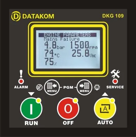 Автоматический блок контроля неисправности электросети DATAKOM DKG-109