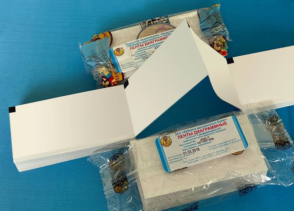 Диаграммная бумага для ЭЭГ 4101/1 50х100х300