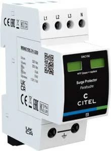 Устройство защиты от импульсных перенапряжений Citel DAC15CS-31-320 (821620322), тип 2 (или 3)