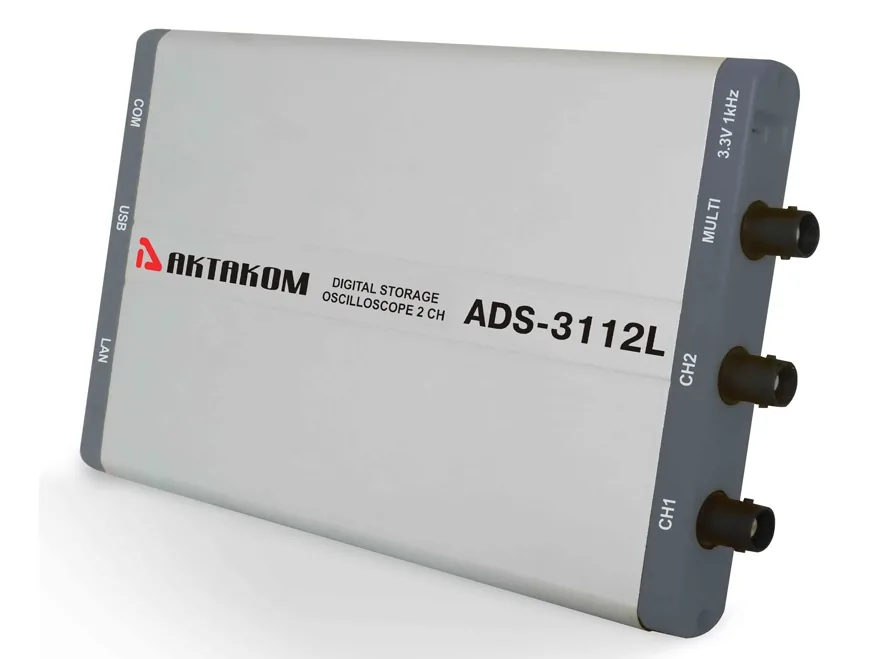 Двухканальный USB осциллограф-приставка АКТАКОМ ADS-3112L