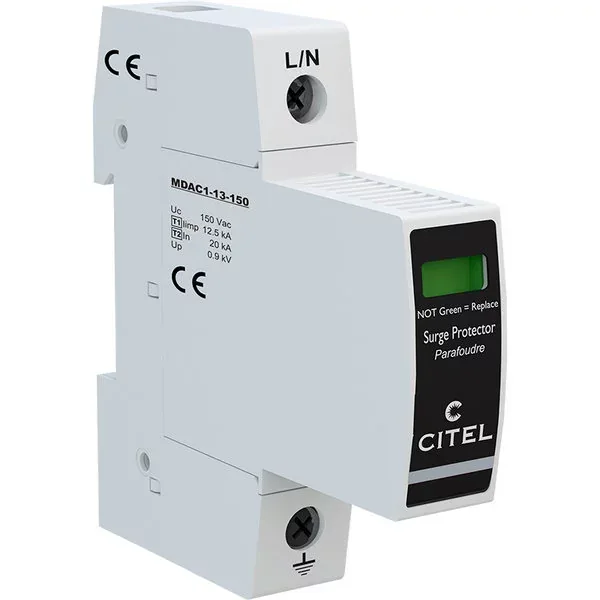 Устройство защиты от импульсных перенапряжений Citel DAC1-13-10-150 (821710111), тип 1+2