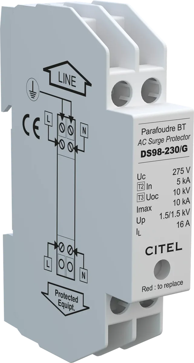 Устройство защиты от импульсных перенапряжений Citel DS98-230/G (350923)