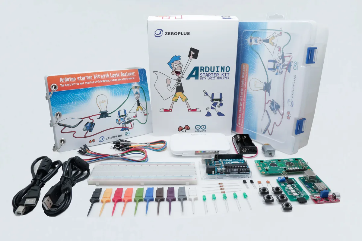Стартовый комплект с логическим анализатором Zeroplus Arduino