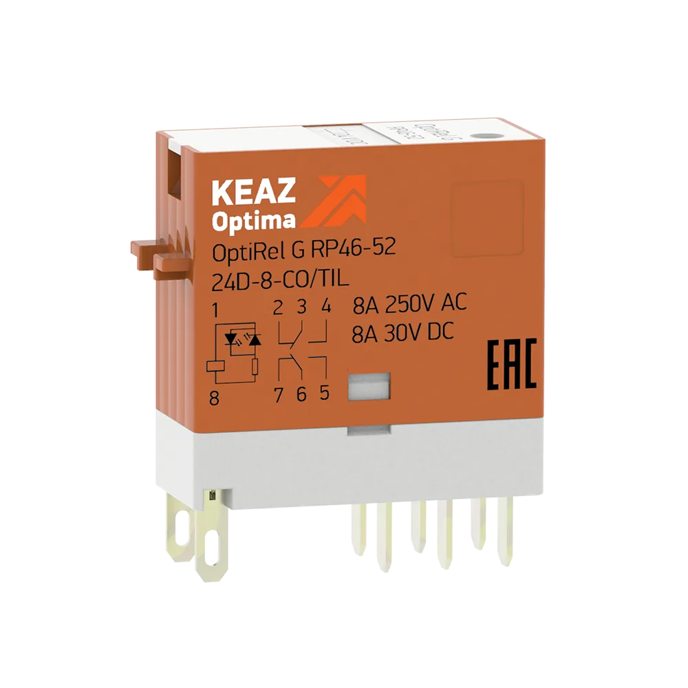 Реле промежуточное КЭАЗ OptiRel G RP46