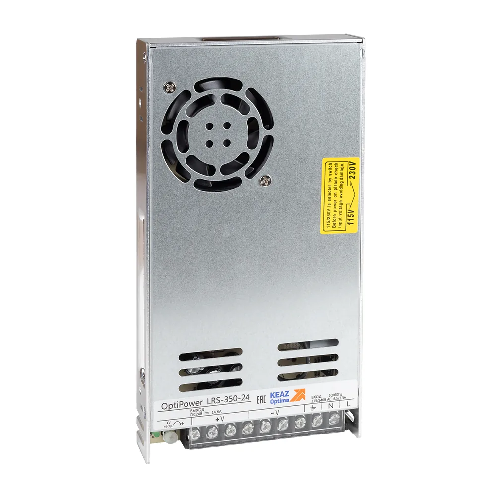 Блок питания панельный КЭАЗ OptiPower LRS 350-24 14.6A