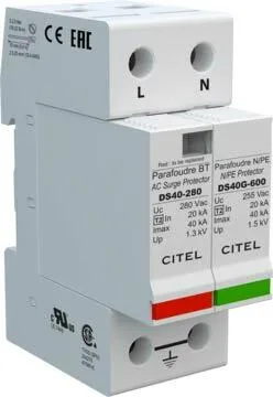 Устройство защиты от импульсных перенапряжений Citel DS42-280/G (461111), тип 2